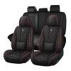 Arazi Car Seat Covers Full Set for Chevy Colorado 2015-2026,Black&Red Line view 1