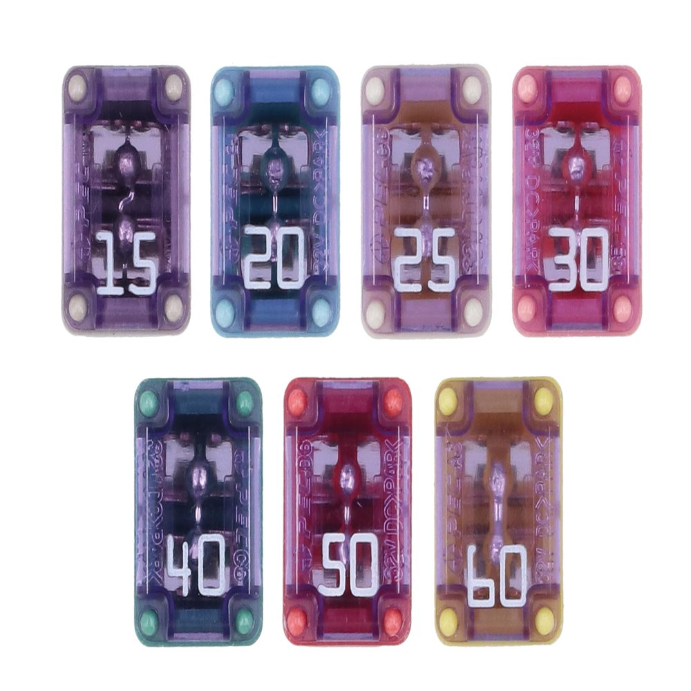 Connect 34292 Assorted Slotted M-Case Fuses 7pc