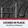 WeatherTech FloorLiner HP Custom Fit Floor Mats for Lexus GX, Land Cruiser - 1st & 2nd Row (441874-1-2IM), Black view 4