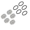18mm Master Brake Cylinder Reservoir Sight Glass Compatible With Motorcycle And Dirt Bike Gasket Assembly view 1