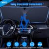 KDM Sunset Beach Style Windshield Sun Shade Fit for 2023 2024 2025 Honda CR-V,Foldable Front Reflective Windows Sunshade Visor Protector Blocks UV Rays Heat view 4