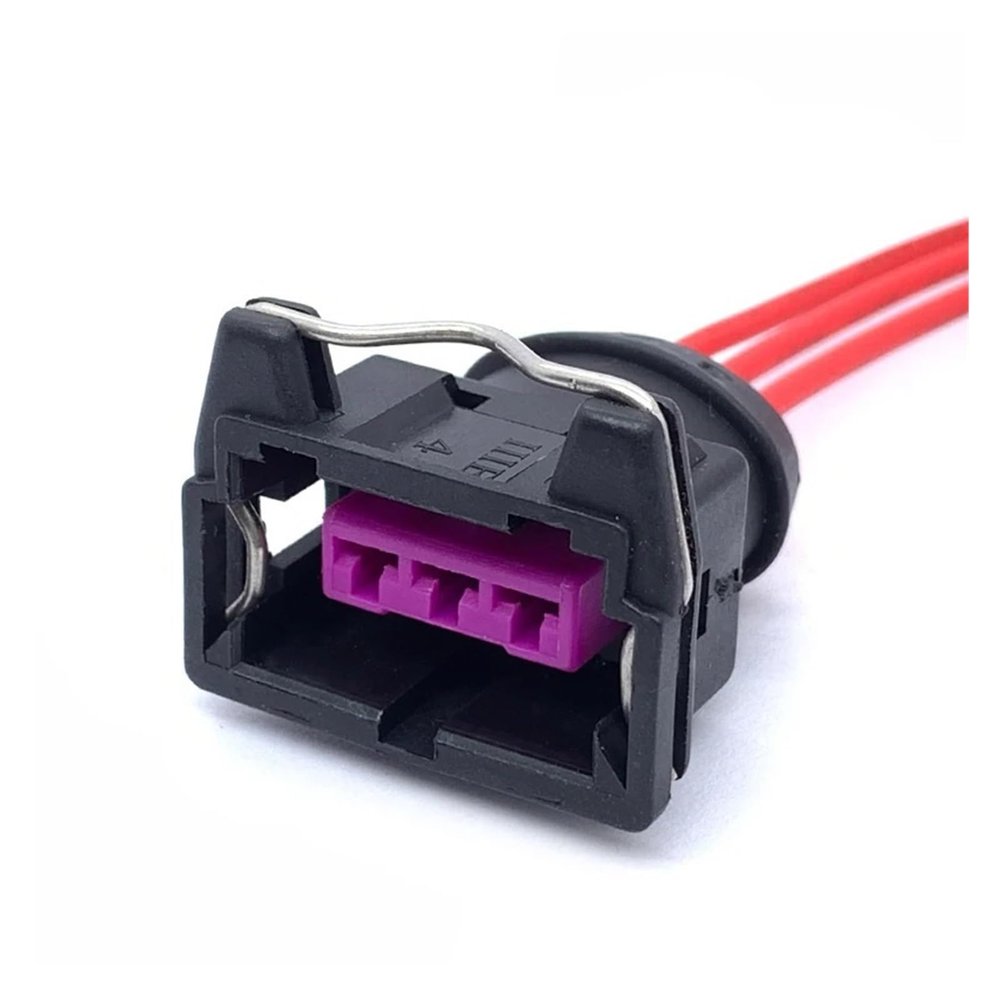 automotive connectors 3 Pin 3.5MM Automotive Ldle Speed Motor Transducer Socket Electrical Connector Wire Harness Female Fit Compatible EV1 443906233 easy replacement(5 Pcs)