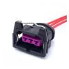 automotive connectors 3 Pin 3.5MM Automotive Ldle Speed Motor Transducer Socket Electrical Connector Wire Harness Female Fit Compatible EV1 443906233 easy replacement(5 Pcs) view 1