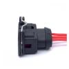 automotive connectors 3 Pin 3.5MM Automotive Ldle Speed Motor Transducer Socket Electrical Connector Wire Harness Female Fit Compatible EV1 443906233 easy replacement(5 Pcs) view 2