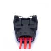automotive connectors 3 Pin 3.5MM Automotive Ldle Speed Motor Transducer Socket Electrical Connector Wire Harness Female Fit Compatible EV1 443906233 easy replacement(5 Pcs) view 4