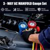 Gickbusus 3 Way AC Manifold Gauge Set for Automotive & HVAC Systems view 3