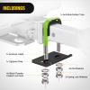 Nilight Trailer Hitch Tightener for 2 Inch Trailers Hitches Mount Anti Rattle Heavy Duty Steel with Rubber Cover Green U Bolt Matte Black Plate Electrophoresis Anti-Rust Triple Protective view 4