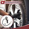 HEROFFIX 1 Set Universal Tire Pressure Gauge Gear Sets Air Chuck 0-160PSI GHI07-160PSI Air Pressure Meter for Cars view 2