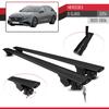 accessorypart Compatible with Mercedes E-Class (S214) 2023-2026 Hook Model Car Roof Rack Cross Bar Black Aluminium 2 Bars view 4