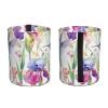 Edafol Spring Hummingbird Iris Floral Car Trash Can Mini Waterproof Collapsible Car Tash Bin Automotive Garbage Cans Vehicle Trash Can for Back Front Seat view 3