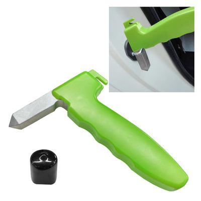LHDOS Car Handle Assist for Elderly, Car Support Handle for Seniors, Handicap Assist Auto Cane, Portable Car Door Handle for Elderly, Car Window Breaker Handle (Green)