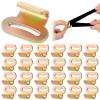 Zonon 25 Pcs 1" Flat Hook for 1" Tie Down Strap Webbing view 1