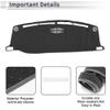 RATCHROLL Center Console Dash Cover for Jeep Compass 2022-2023 Non-Slip Dashboard Carpet Mat Polyester Silicone view 3