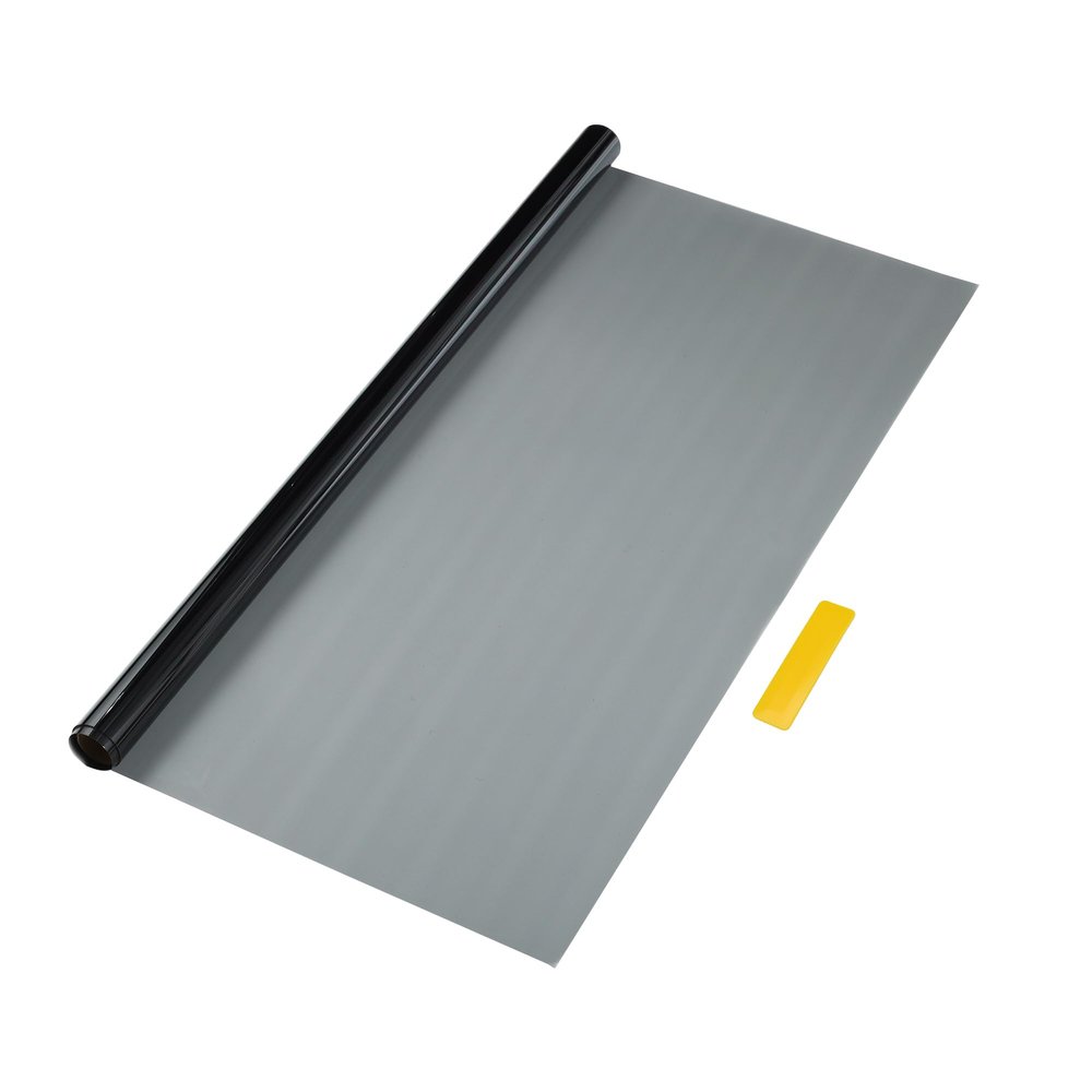 Hihaha Car Window Tint Film Window Privacy Film Car Carbon 2PLY PET 19.69 ft x 29.53 Inch 1 Pc Black VLT 50% IRR 32% UVR 95%