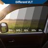 Hihaha Car Window Tint Film Window Privacy Film Car Carbon 2PLY PET 19.69 ft x 29.53 Inch 1 Pc Black VLT 50% IRR 32% UVR 95% view 2