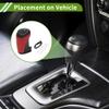 HOPESPANNER Gear Shift Knob Cover for Chevrolet Cruze 17-19 Anti-Slip Red Black Stick Shifting Handle Protector Faux Leather 1 Pc view 3