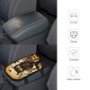 QMNVBDS Black Tree Owl Pumpkin Head Car Armrest Cover Auto Center Console Pad Car Accessories Non Slip Soft Armrest Seat Box Cushion Waterproof Vehicle Armrest Protector for SUV Truck Car view 4
