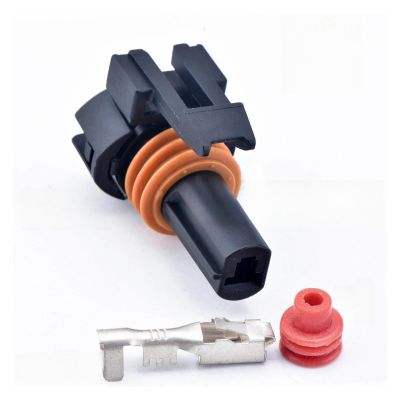 automotive connectors 1 Pin Automotive Connector Socket 12065172 12065171 Fit Compatible 19368859 PT170 210-0184 12101763 easy replacement(Female with Pin)