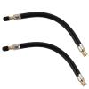 2pcs Valve Stem Extension, 8.54 Inch Dually Flexible Valve Stem Extenders Tire Inflation Extension Hose Tube Tire Valve Adaptor Tool for Universal Cars Motorcycles Bicycles Bike RVs Air Compressors view 1