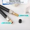 2pcs Valve Stem Extension, 8.54 Inch Dually Flexible Valve Stem Extenders Tire Inflation Extension Hose Tube Tire Valve Adaptor Tool for Universal Cars Motorcycles Bicycles Bike RVs Air Compressors view 4