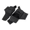 Bacar Motorcycle Left Water Bottle Pouch Pocket Bag Saddlebag Guard Holder for Harley for Touring Electra Glide for Road King Vinyl Black view 2