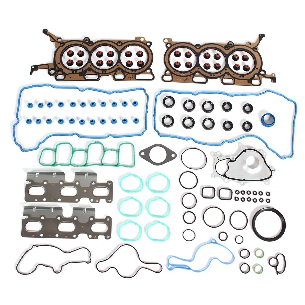 AUCERAMIC Full Head Gasket Set, Replacement for 2011-2014 Ford Edge, 2013-2019 Police Interceptor Sedan, 2013-2016 Lincoln MKS MKZ, 2013-2019 Lincoln MKT 3.7L, Replaces HS26543PT4, VS50814R