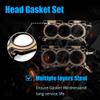 AUCERAMIC Full Head Gasket Set, Replacement for 2011-2014 Ford Edge, 2013-2019 Police Interceptor Sedan, 2013-2016 Lincoln MKS MKZ, 2013-2019 Lincoln MKT 3.7L, Replaces HS26543PT4, VS50814R view 3