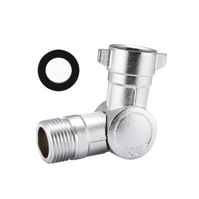 Roastove 180 & 360 Brass Swivel Hose Connector, 3/4" GHT RV Water Hose Elbow Adapter, Anti-Kink Faucet Hose Fitting, Solid Brass Garden Hose Swivel Adapter for RV, Camper, Outdoor Faucet