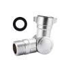 Roastove 180 & 360 Brass Swivel Hose Connector, 3/4" GHT RV Water Hose Elbow Adapter, Anti-Kink Faucet Hose Fitting, Solid Brass Garden Hose Swivel Adapter for RV, Camper, Outdoor Faucet view 1