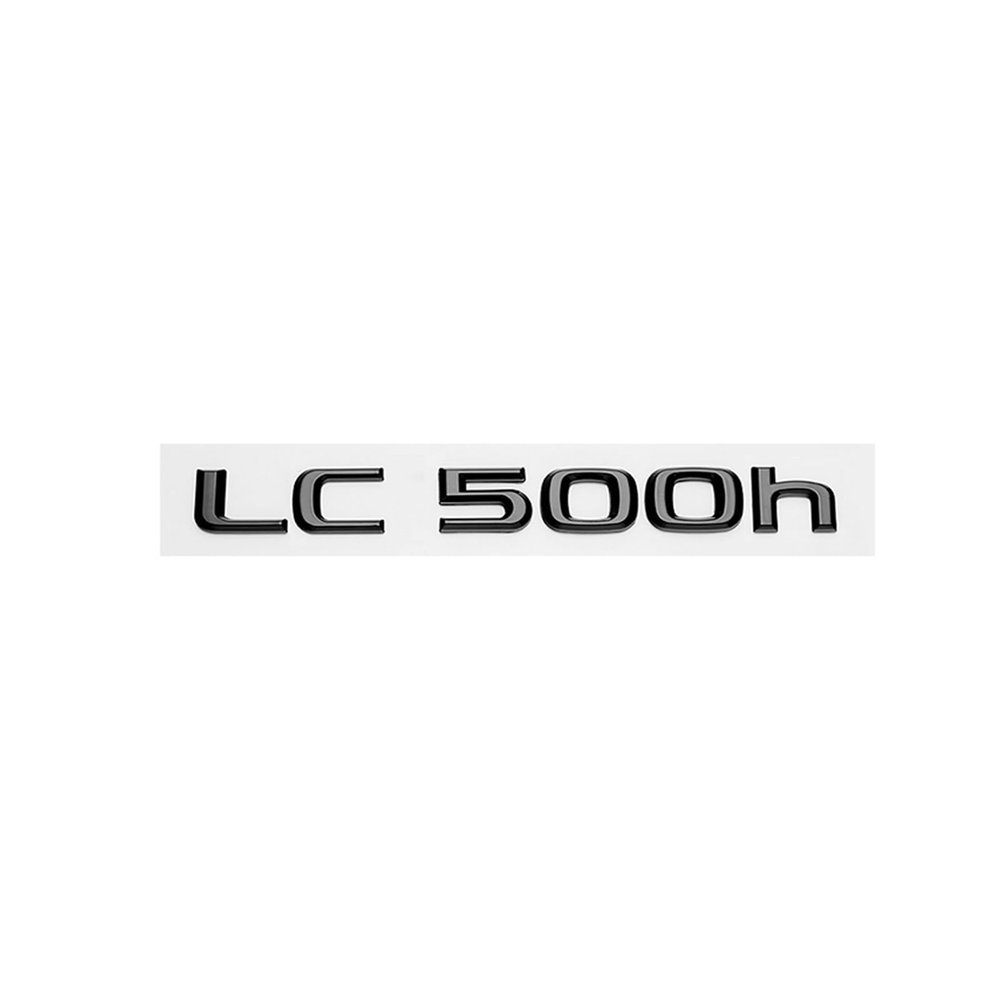 Glossy Black 3D ABS Letters Number CT200h LC500 LC500h Emblem for Car Trunk Logo Sticker Badge Accessories(LC500h)