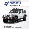 YZONA Steel Front Bumper Compatible with Jeep JK JKU Unlimited 2007-2018 view 2