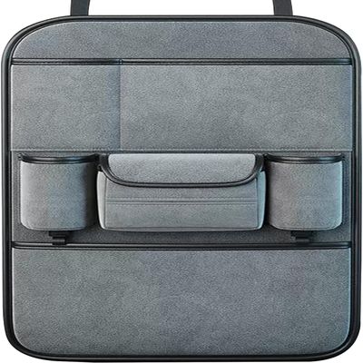 JSFZM Car seat Organiser Car Seat Organiser for Mini Countryman, Car Passenger Tidy Backseat Organiser Vehicle Storage Bag with Laptops Tablet Cup Holder,Blue/C(Grey/a)