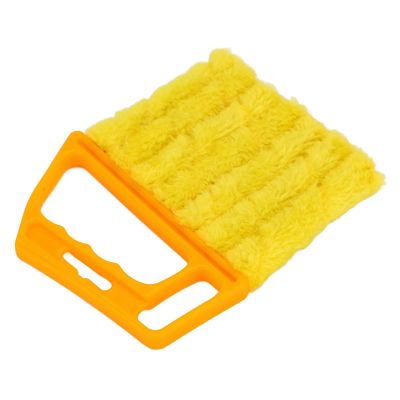 Handheld Blind Cleaner Tool Mini Blinds Cleaner Handheld Duster Tool with 7 Rollers Washable for Window & Air Conditioner Duster Brush PP and Fiber Material