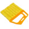 Handheld Blind Cleaner Tool Mini Blinds Cleaner Handheld Duster Tool with 7 Rollers Washable for Window & Air Conditioner Duster Brush PP and Fiber Material view 2