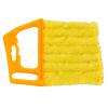 Handheld Blind Cleaner Tool Mini Blinds Cleaner Handheld Duster Tool with 7 Rollers Washable for Window & Air Conditioner Duster Brush PP and Fiber Material view 4