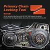 Prewired Primary Drive Locking Tools 2pcs Motorcycle Transmissions Chains Locking Tool Universal, Perfect for All Big Twin and XL, Orange view 2