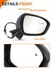 CHELANGHU Right Passenger Side Mirror for 2022 2023 2024 Mitsubishi Outlander Side Door Mirror, Power Adjust Fold, Blind Spot Monitoring, Heated, Turn Signal, Paintable 9+1 Pins with Camera, 7632F022 view 4