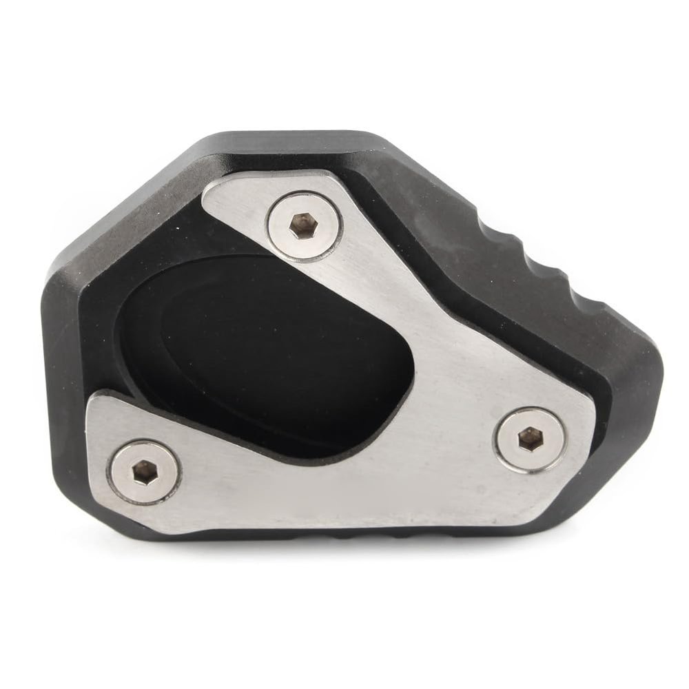 Bacar Motorcycle Kickstand Pad Kick Stand Extension Foot Pad Support Plate Foot Side Stand Enlarger for Kawasaki Z900 2017-2018