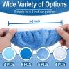 20PCS Car Orbital Buffer Polisher Pad Bonnet Set, 5-6 Inch Polishing Buffing Pads Bonnet Buffing Pad Cover, Microfiber Buffer Pads, Polisher Pads, Car Accessories for Polishing, Waxing and Cleaning view 2