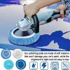 20PCS Car Orbital Buffer Polisher Pad Bonnet Set, 5-6 Inch Polishing Buffing Pads Bonnet Buffing Pad Cover, Microfiber Buffer Pads, Polisher Pads, Car Accessories for Polishing, Waxing and Cleaning view 4