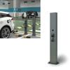 Electric Vehicle Charger Pedestal Stand, with Password Lock, Freestanding Electric Car Charging Stations Stand Accessory, Floor Mounted, All Weather, Electric Vehicle Pile view 1