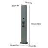 Electric Vehicle Charger Pedestal Stand, with Password Lock, Freestanding Electric Car Charging Stations Stand Accessory, Floor Mounted, All Weather, Electric Vehicle Pile view 2