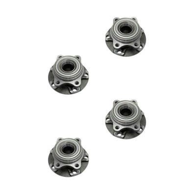 Wheel Bearing Hub Assembly Front 2 Sets of for Audi A4 2002-2008 Srggscd