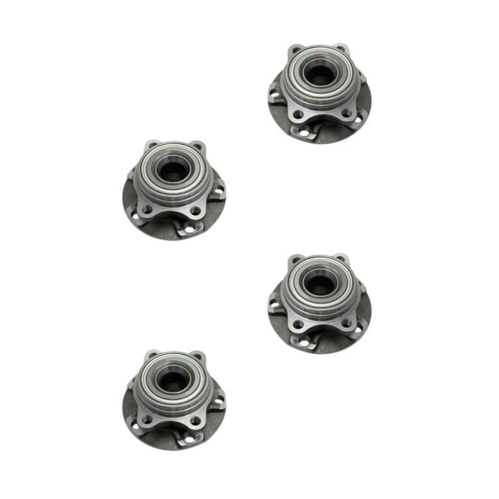 Wheel Bearing Hub Assembly Front 2 Sets of for Audi A4 2002-2008 Srggscd