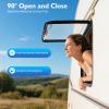DouSeiAi RV Exit Window, RV Push-Out Window, 30" W x 22" H Tinted RV Window with Window Screen and Trim Ring, Fit for 1.5" - 1.65" Thickness Wall view 4