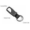 BMXCY Exquisite Wall-Mounted Key Chain zinc Alloy Key Chain Pendant Men's Waist Hanging car Key Ring Portable Key Pendant Simple Practical view 2