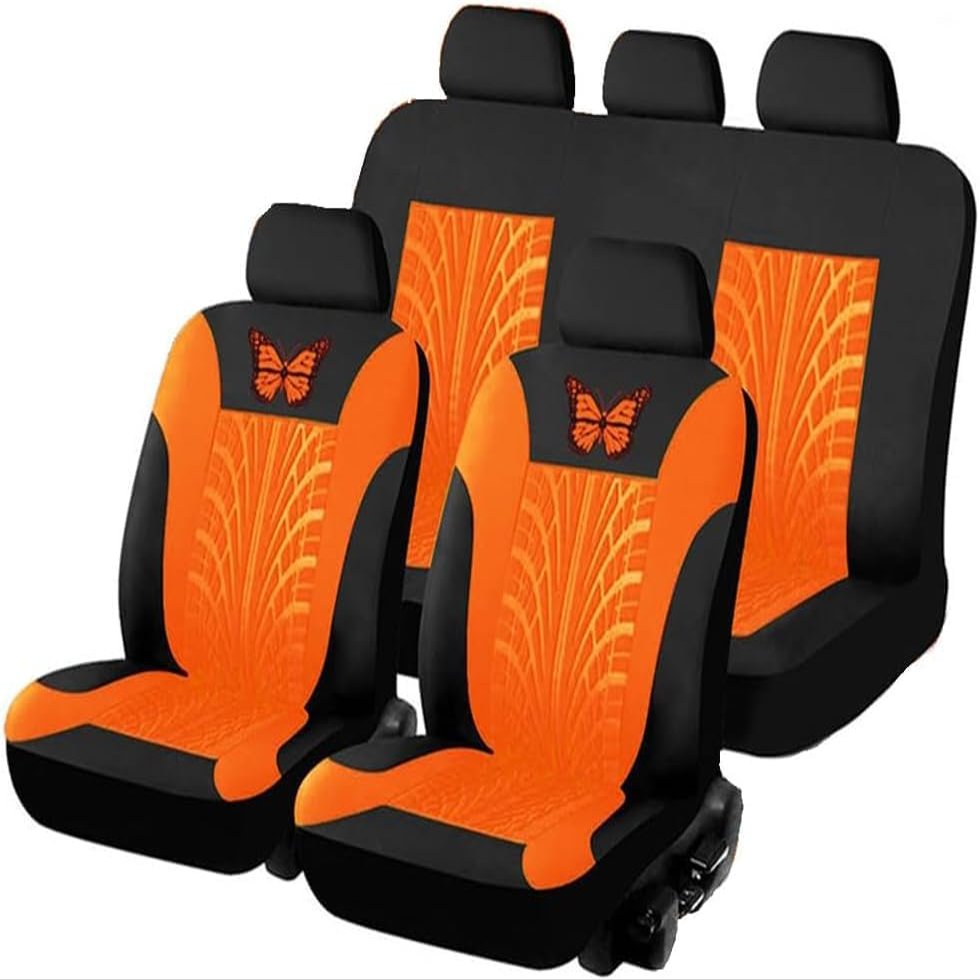 WQHDG Car Seat Covers Full Set for Jetta MK6 2012-2017