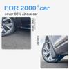 TECART Set of 4PCS Mud Flaps Splash Guards Mudguards Mudflaps W/Hardware Accessory Fit For Honda Odyssey 2004-2008, Anti Splash Sewage Mud,Front and Rear Wheel fenders,Tire mud Guard Black view 3