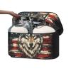 Whosucclay RV Propane Dust Cover American Flag Wolf Camper Propane Tank Cover,Fits 20LB Dual Propane Tanks Purple Totem Weather Resistant Gas Cylinder Cover view 2