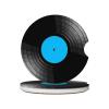 Car Cup Holder Coasters, Vinyl Record Car Coasters for Cup Holder Drinks, 2 Pack Ceramic Cute Auto Interior Accessories for Women Men view 1